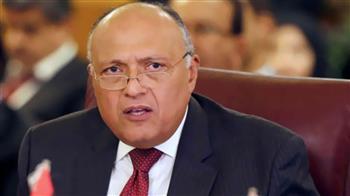 وزير الخارجية يلتقي برئيس المجلس الأوروبي حاملا رسالة من السيسي