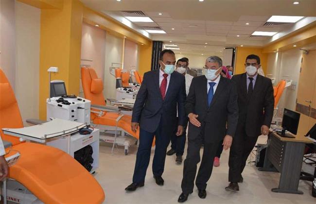 استعدادات  المركز الاقليمى لفعاليات المشروع القومي لتجميع البلازما بالمنيا