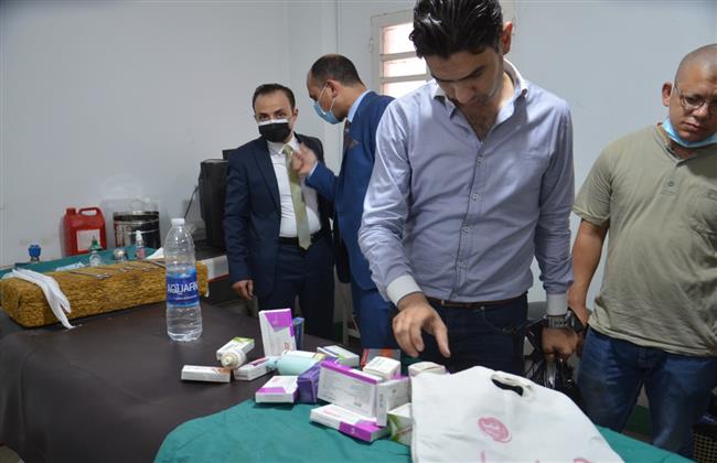 حملات الرقابة تغلق معملين تحاليل وتتحفظ على أدوية «جدول» بأهناسيا
