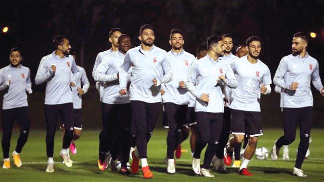 الأهلى يدخل الفقاعة الطبية فور وصوله إلى المغرب