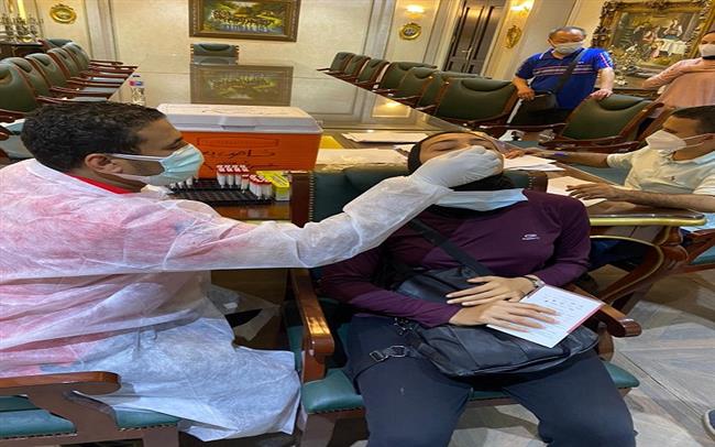 بعثة مصر تجرى مسحة طبية قبل المشاركة فى أولمبياد طوكيو