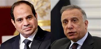   السيسي يجري اتصالًا هاتفيًا مع رئيس وزراء العراق  للتعزية فى ضحايا مستشفى الحسين
