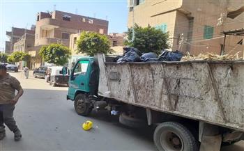   رفع 110 طن قمامة وحملة إشغالات لإعادة المظهر الجمالي لشوارع مدينة سمسطا