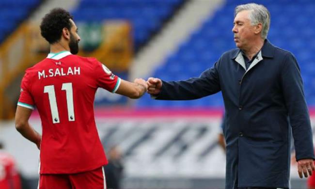 أنشيلوتى يطالب إدارة ريال مدريد بالتعاقد مع محمد صلاح