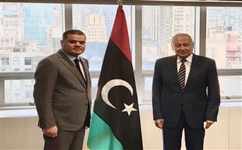   أبو الغيط يجتمع برئيس الحكومة الليبية في نيويورك