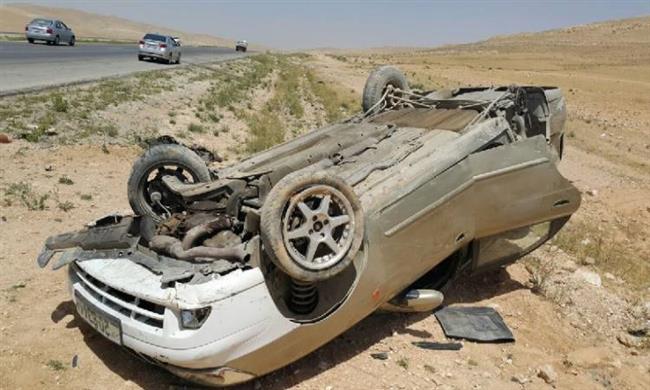 إصابة 4 أشخاص فى انقلاب «ملاكى» بطريق غارب الزعفرانة