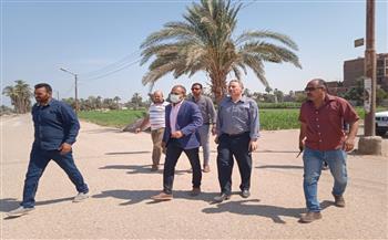 محافظ أسيوط يتفقد شوارع مركز أبنوب 