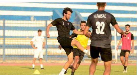  تدريبات خفيفة للاعبي الزمالك بالكرة