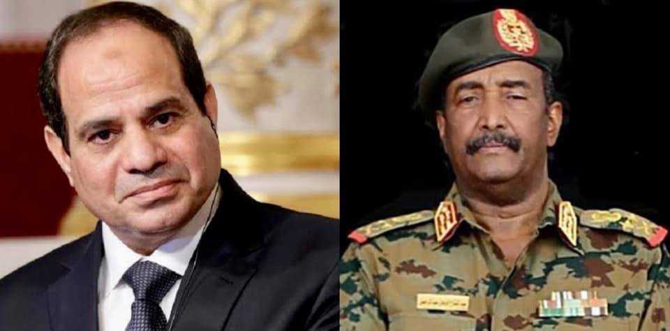 السيسى والبرهان يتبادلان التهانى بعيد الأضحى المبارك