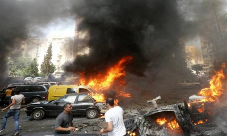 11 مصابا فى انفجارقنبلة فى بغداد