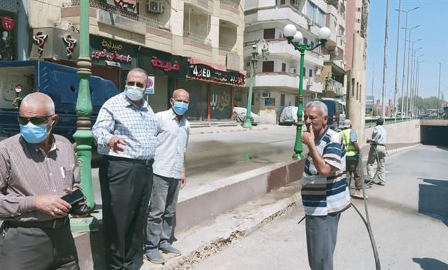 حملات نظافة ورفع كفاءة الأنفاق بأسيوط