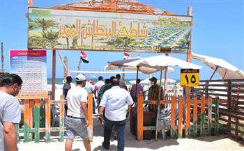 فى الجمعة الاولى لشهر يوليو نسبة اشغال100٪ بمعظم شواطىء الاسكندرية 
