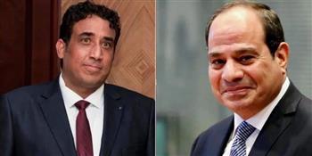   السيسى ورئيس المجلس الرئاسى الليبى يتبادلان التهانى بعيد الأضحى