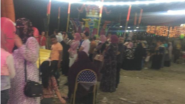 حديقة عروس النيل ملاذ البسطاء فى العيد بمدينة فارسكور