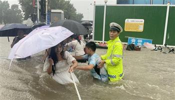   ارتفاع عدد ضحايا فيضانات الصين إلى 33 قتيلا