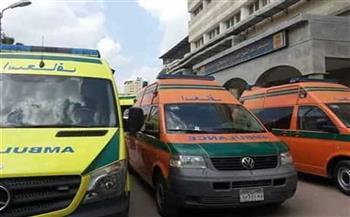 إصابة 4 أشخاص فى انقلاب «نقل»على صحراوي أسوان