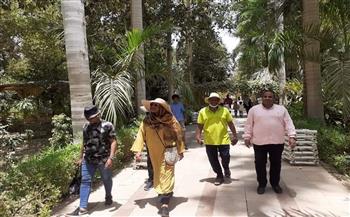   الحديقة النباتية في أسوان تستقبل وزيرة الخارجية السودانية