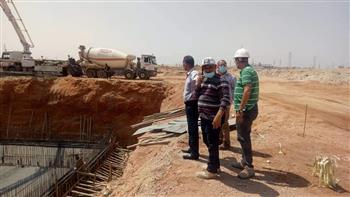   وزير الإسكان: صب الخرسانة المسلحة لعنبر الطلمبات بمحطة المياه الجديدة بمدينة بدر