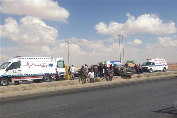 إصابة 7 أشخاص بالمنيا إثر تصادم سيارة على الطريق الصحراوي