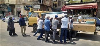 الأجهزة التنفيذية بحي المناخ تواصل الحملات المكبرة