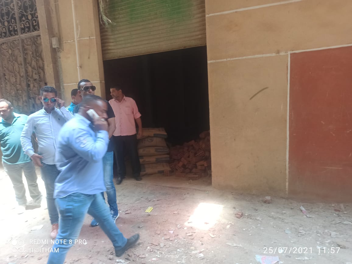 بالصور.. حملة لإزالة البناء المخالف ببشتيل