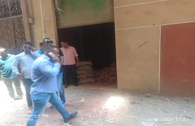 بالصور.. حملة لإزالة البناء المخالف ببشتيل