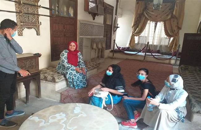 بالصور.. طلبة كلية سياحة فى ضيافة متحف «جاير أندرسون»  