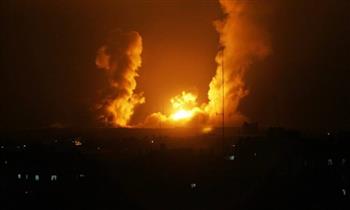   غارة لطيران الاحتلال الإسرائيلى على قطاع غزة