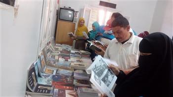 صور| معرض كتاب "الوادى الجديد" بأسعار مخفضة