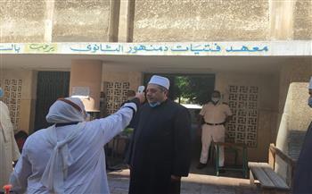 «عبدالغني» يتفقد لجان البحيرة الأزهرية ويشدد على إجراءات الوقاية