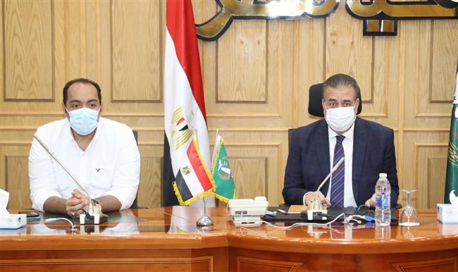 محافظ المنوفية يتابع مستجدات كورونا
