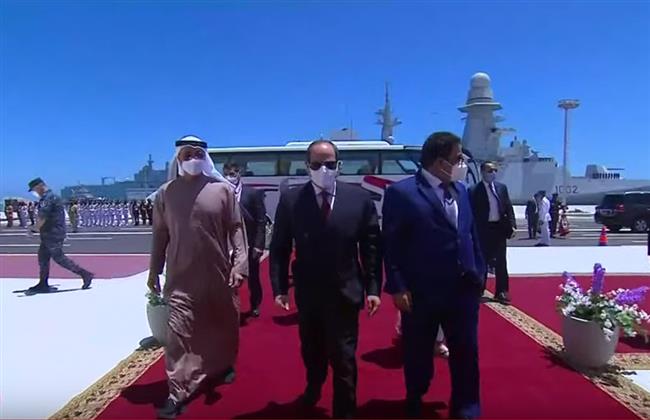 الرئيس السيسي يفتتح قاعدة ٣ يوليو البحرية 