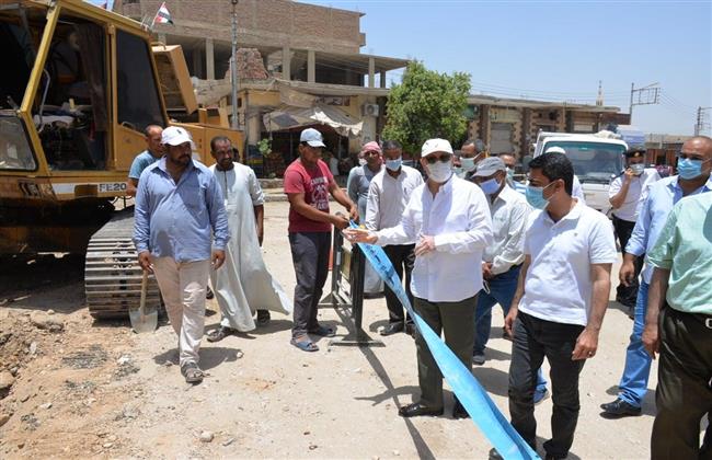     محافظ الأقصر يتابع تنفيذ المشروعات التنموية والخدمية بالبياضية