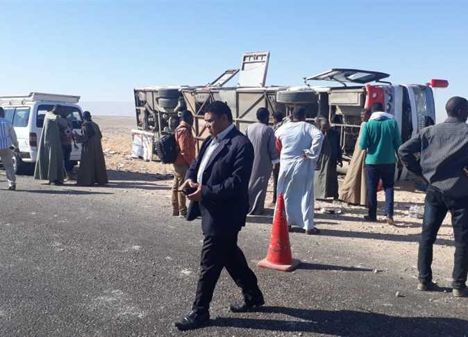 ننشر أسماء مصابى حادث أتوبيس المدرسة الإنجيلية