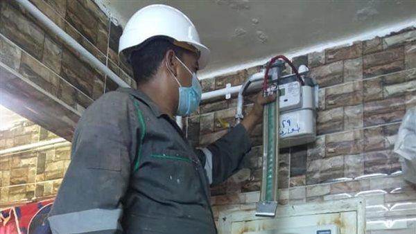 توصيل الغاز الطبيعي لـ ١١٦٠ منزلا بالوادى الجديد
