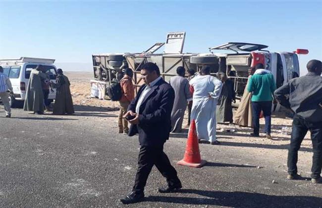 ننشر أسماء مصابى حادث أتوبيس المدرسة الإنجيلية  