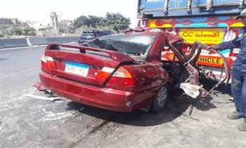   إصابة 11 شخصا في حادث تصادم على طريق بورسعيد دمياط