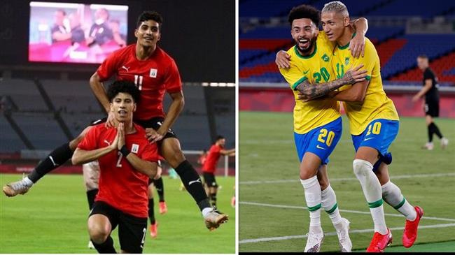 بث مباشر.. مصر والبرازيل بربع نهائى أولمبياد طوكيو 