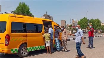 حملات تفتيشية مفاجئة لمنع التلاعب في تعريفة الركوب بقنا