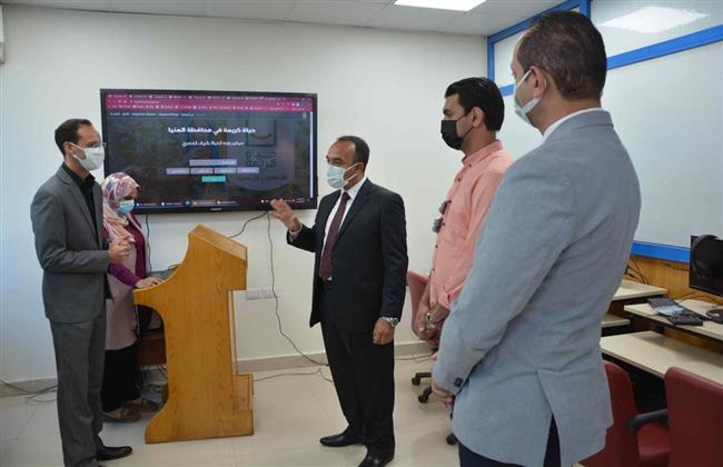 تفعيل منظومة ميكنة الخدمات بجودة عالية بالمنيا
