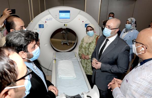 بتكلفة 7.8 مليون جنيه.. تشغيل جهاز الأشعة المقطعية بمستشفى التأمين الصحى في بني سويف
