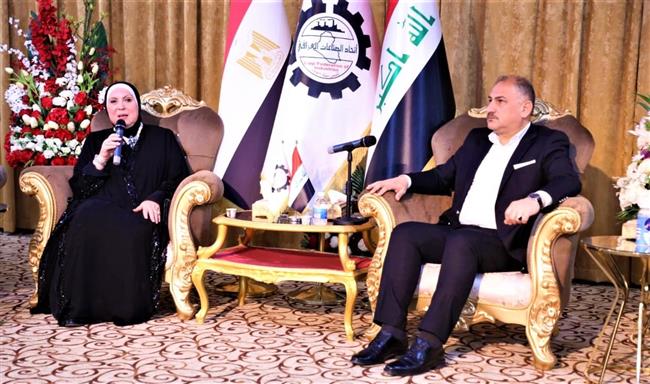 جامع تبحث مع "اتحاد الصناعات العراقى" سبل تعزيز الشراكة بين بالبلدين 
