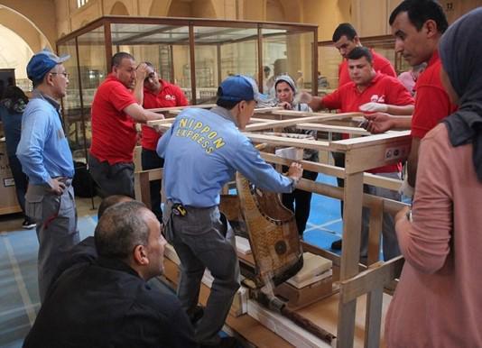 جايكا تقدم منحة 3 ملايين دولار لاستكمال ترميم وإعادة تجميع مركب الملك خوفو