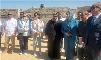   نواب لجنة الآثار  يتفقدوا منطقة آثار أبو مينا بالإسكندرية