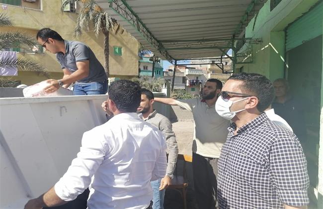 ضبط كميات من السكر التموينى قبل بيعها بالسوق السوداء فى البحيرة