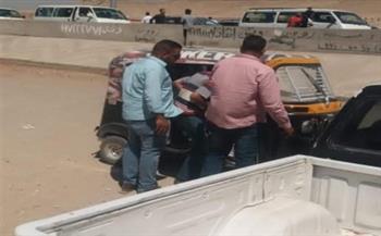 حملات علي مركبات التوك توك والسرفيس بهضبة الأهرام