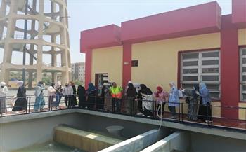   زيارة ميدانية لطلاب طب الزقازيق لمحطة مياه المدينة 