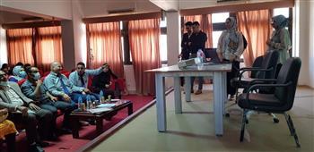 مناقشة مشاريع تخرج طلاب كلية الحاسبات والمعلومات بجامعة السويس