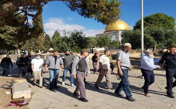  عشرات المستوطنين يقتحمون باحات المسجد الأقصى