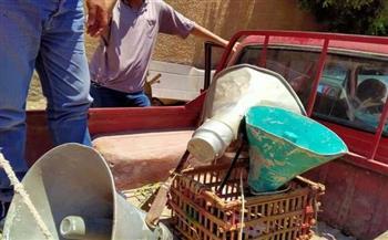 حملة بغرب الإسكندرية لإزالة حواجز الطرق ومكبرات الصوت